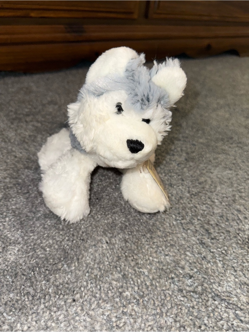 Webkinz Husky Dog HM120 Plush Stuffed White Gray Ganz Sealed Code Soft Toy